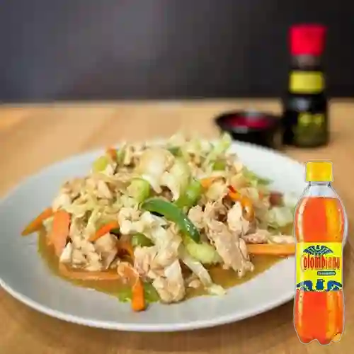 Combo Chop Suey de Pollo + Colombiana 250 ml