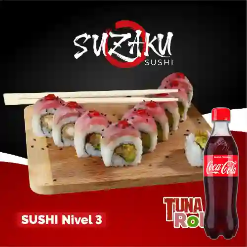 Combo Tuna Roll + Coca-Cola Sabor Original 400 ml