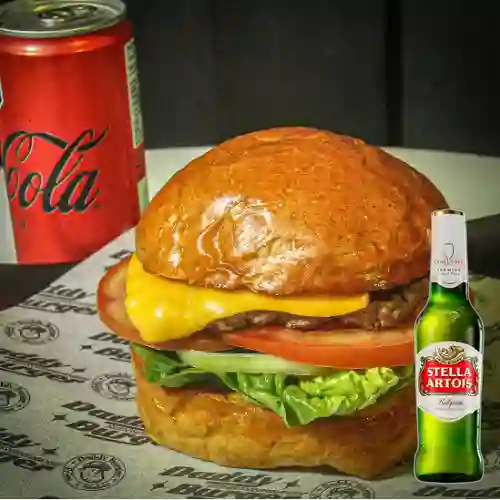 Combo Hamburguesa Classic Daddy + Stella Artois 290 ml
