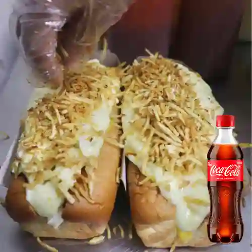 Combo Perras Grande + Coca Cola Original 400 ml