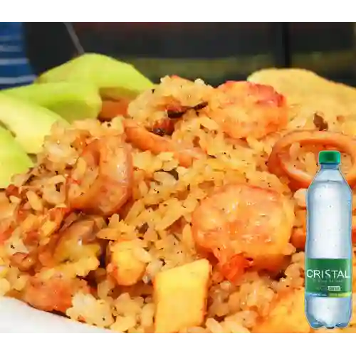 Combo Arroz Coco a la Marinera +Cristal C/Gas 600ml