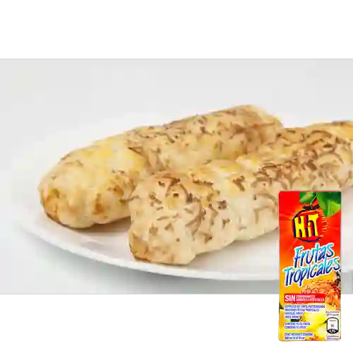 Palo de Queso Horneado +Hit Frutas Tropicales 200ml