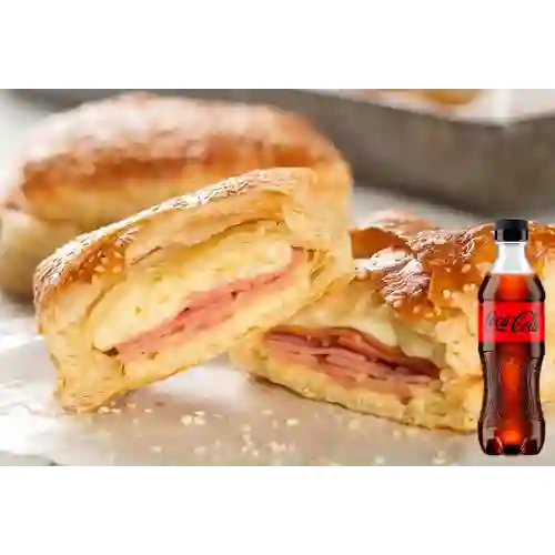 Combo Pastel de Jamón y Queso + Coca-Cola ZERO 400ml