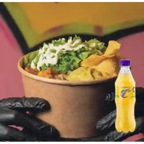 Combo Bolw al Pastor de Pollo + Quatro Original 400ML