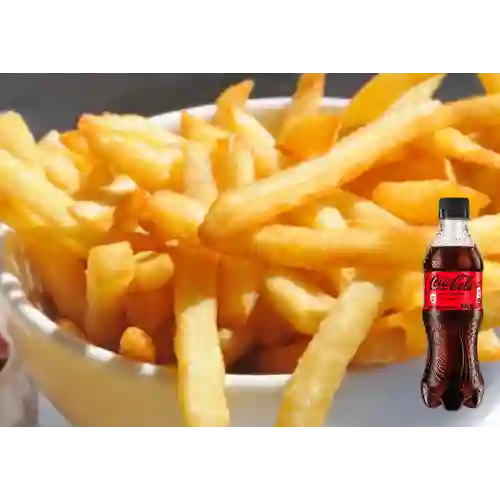 Combo Papas a la Francesa +Cocacola S/az 400ml
