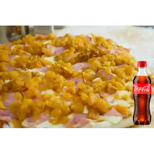 Combo Pizza Hawaiana + Coca Cola Original 400 ml
