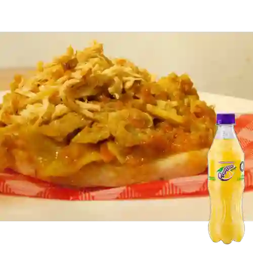Combo Arepa Mixta Pollo Mondongo +Quatro Orig 400ML