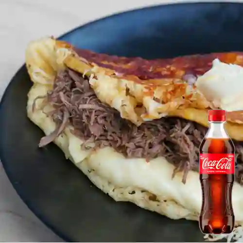 Combo Cachapa la Pelua + Coca Cola Original