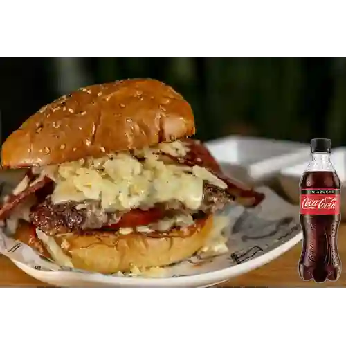 Buho Hamburguesa Callejera +Gaseosa Cocacola Zero