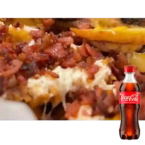 Combo Salchilobo X1 + Coca Cola Original 400 ml