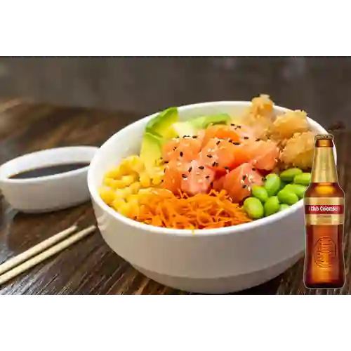 Combo Poke Oslo + Club Colombia Dorada 350 ml
