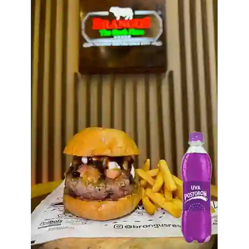 Combo Hamburguesa Balsámica + Postobon Uva 400 ml