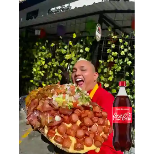 Combo Salchipapa Ranchera +Cocacola Orig 1.5l