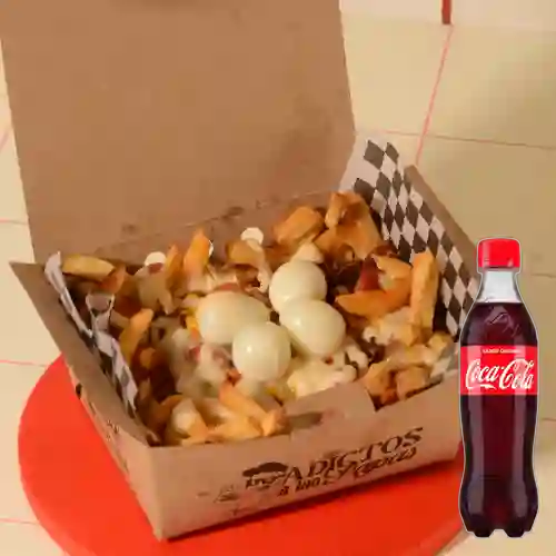 Combo Papas Especiales Locas +cocacola Personal 400ml