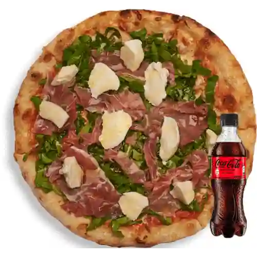 Combo Pizza Búfala + Coca Cola Sin Azúcar 400 ml