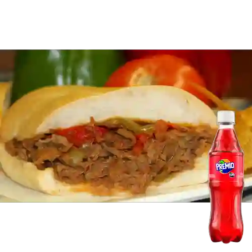 Combo Sándwich Ropa Vieja + Premio 400 ml