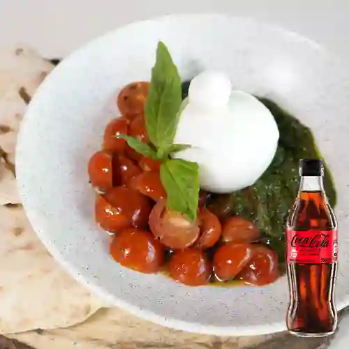 Combo Burrata + Coca Cola Sin Azúcar 300ML