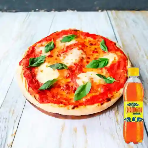 Combo Pizza Margarita Mediana + Colombiana 400 ml