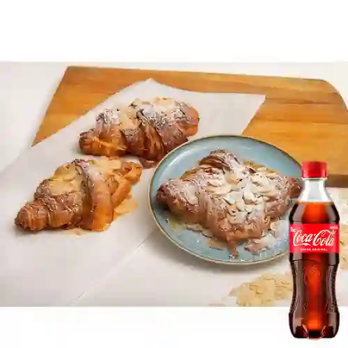 Combo Croissant de Almendras +Cocacola Orig 400ml