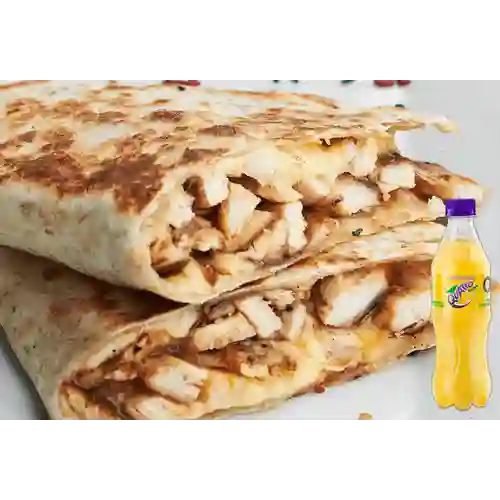 Combo Quesadilla Pollo Juarez + Quatro Original 400ML
