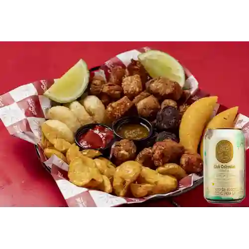 Combo Picada Personal + Club Colombia Dorada 330 ml