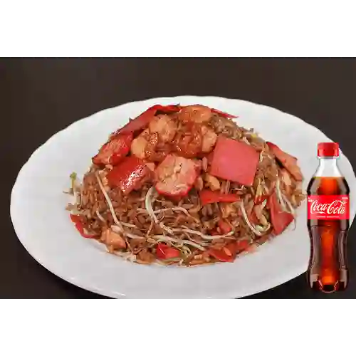 Combo Arroz Chino + Coca-Cola Sabor Original 400ml