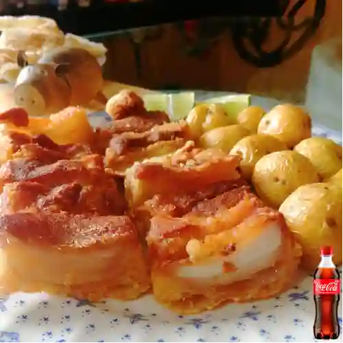 Combo Chicharrón Carnudo + Coca Cola Original 400 ml