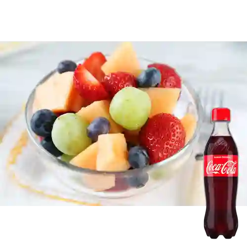 Combo Ensalada de Frutas Pequeña + Cocacola Orig 400ml