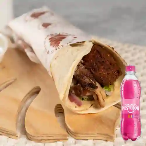 Combo Shawarma Chaco Triple. + Manzana 400 ml