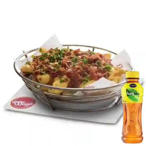 Combo Cheese & Bacon Fries + Fuze Tea Limón 400ML