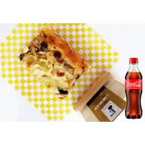 Pizza Pollo&Champiñón Personal +Cocacola Org 400ml