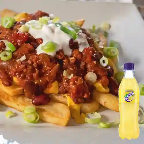 Combo Chili Papas Personal Mixtas +Quatro Orig 400ML