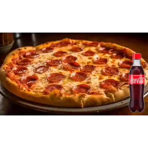 Combo Pizza Ranchera Pequeña +Cocacola Orig 400ml