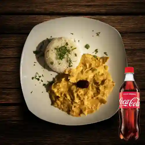 Combo Aji de Gallina + Coca-cola Sabor Original 500 ml
