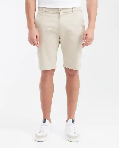 Short Colors Rocket Beige Perlado Claro Talla 30 Chevignon