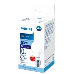 Philips Bombillo LED Ecohome 10W Luz Fría