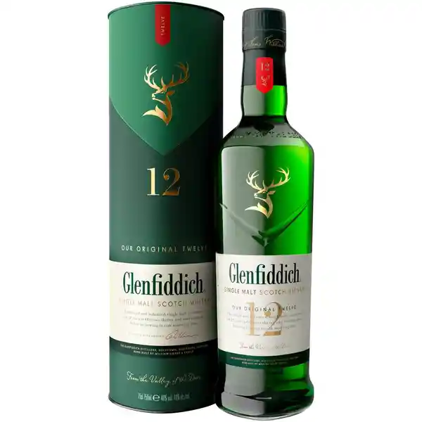 Glenfiddich Whisky Puro de Malta 12 Años