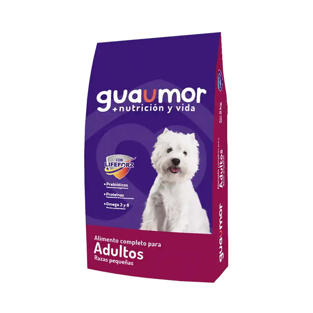 Raza Guamor Alimento Para Perro Adulto Pequeña 2 Kg