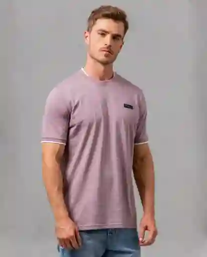 Camiseta Hombre Morado Talla M Rifle