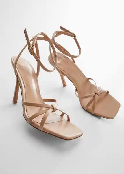 Sandalias Zas 1 Nude Talla 40 Mujer Mango