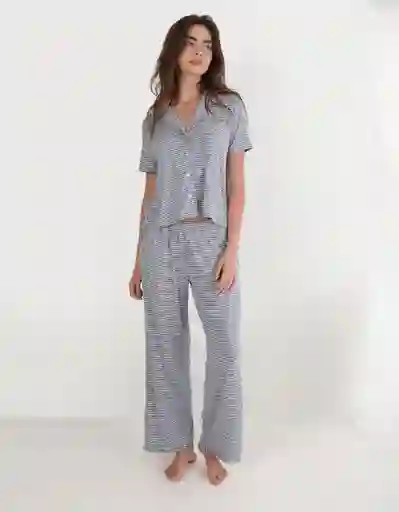 Pijama Aerie Azul Talla Medium 1971417 American Eagle