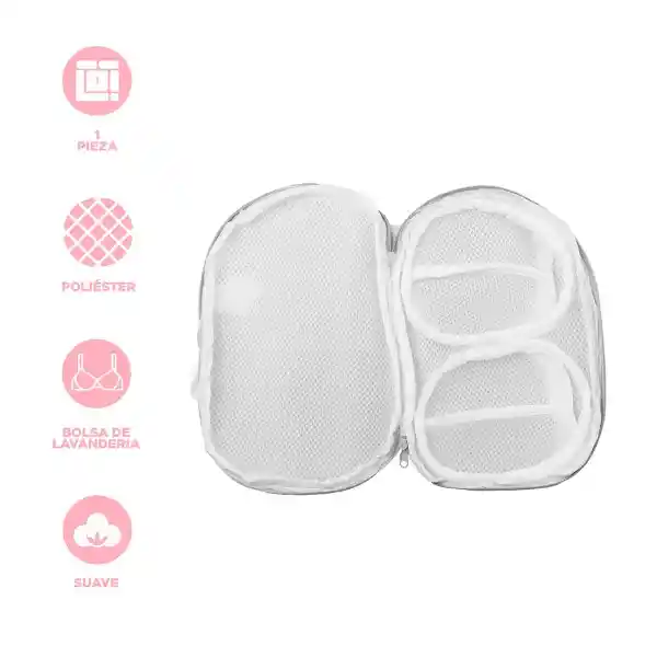 Bolsa de Lavanderia Para Sujetador Antideformacion Blanco Miniso