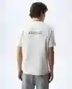 Camiseta Hombre Gris Talla S 841G009_GRI134108 Americanino