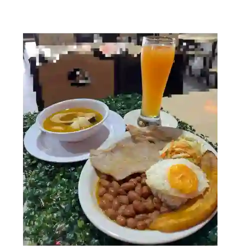 Bandeja con Cerdo