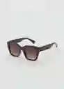 Gafas de Sol Mossi Chocolate Talla 99 Mujer Mango