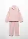 Pijama Fina Rosa Talla 14 Niña Mango