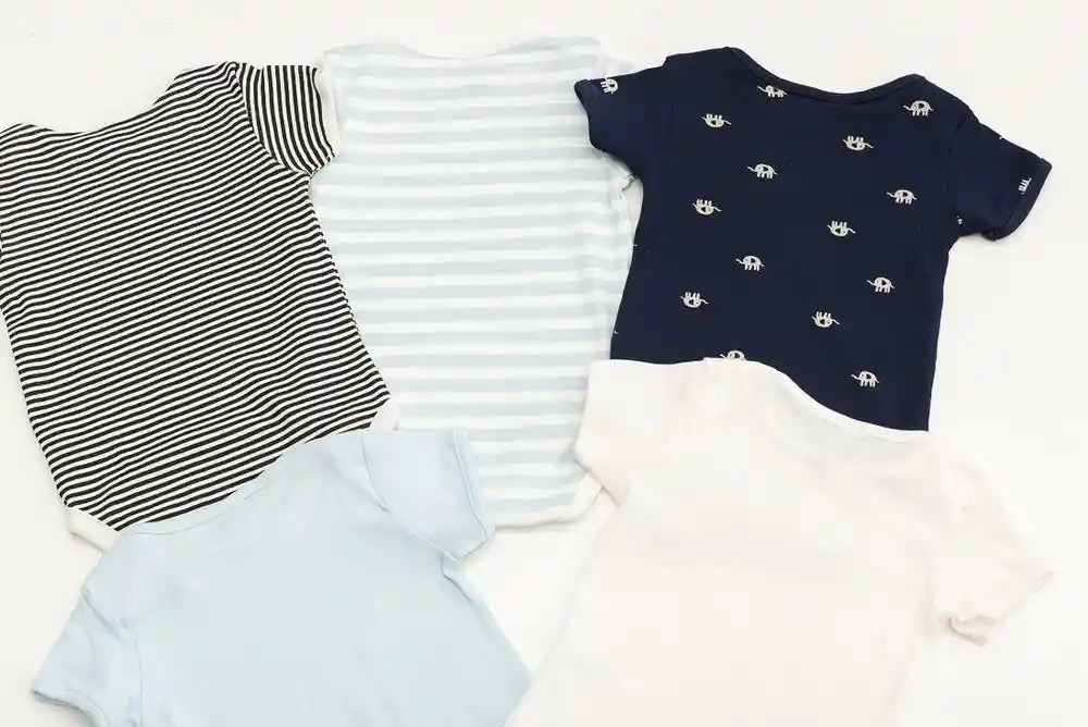 Body Manga Corta Nino X 56/9 Meses - Azul Oscu