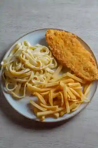 Fetuccini con robalo