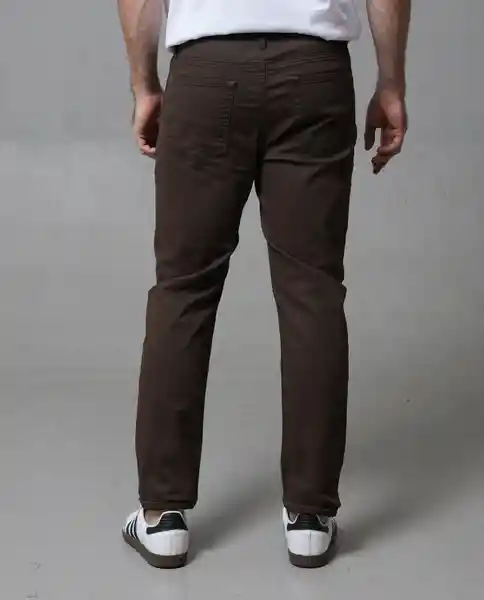 Pantalón Hombre Café Talla 28 160G101_CAF190814 Rifle
