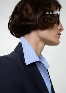 Blazer Americana Paloma Marino Talla 36 Mujer Mango